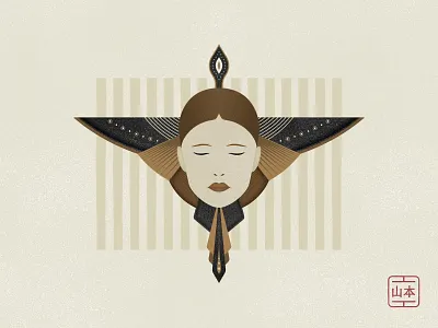 Solitude or small meditations #19 circular geometry illustration minimalism nature smallmeditations solitude symbolism textures vector