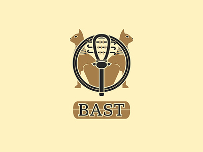 Bast - 130/365 ancient badge branding crest egyptian god history legend myth mythology sistrum