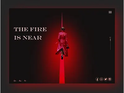 Fire brand dailyui design dribbble fashion figma graphic landing layout modern photoshop site ui ui design uidesign uiux web web design webdesign website