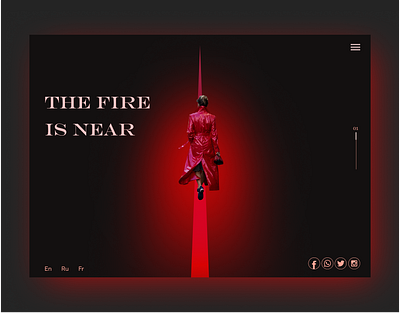 Fire brand dailyui design dribbble fashion figma graphic landing layout modern photoshop site ui ui design uidesign uiux web web design webdesign website