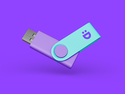 Bianca Zampar Psicopedagoga - Brand identity brand brand identity happy face kid logo logotype pen drive purple