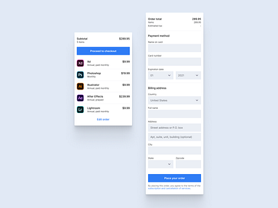 Daily ui 102 - Checkout remix 102 cart check out checkout credit card daily ui mobile order