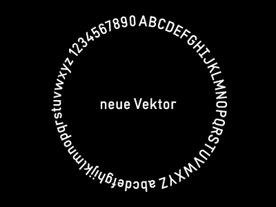 neue Vektor design foundry made in germany neue sans system type typedesign typeface typography vektor wayfinding