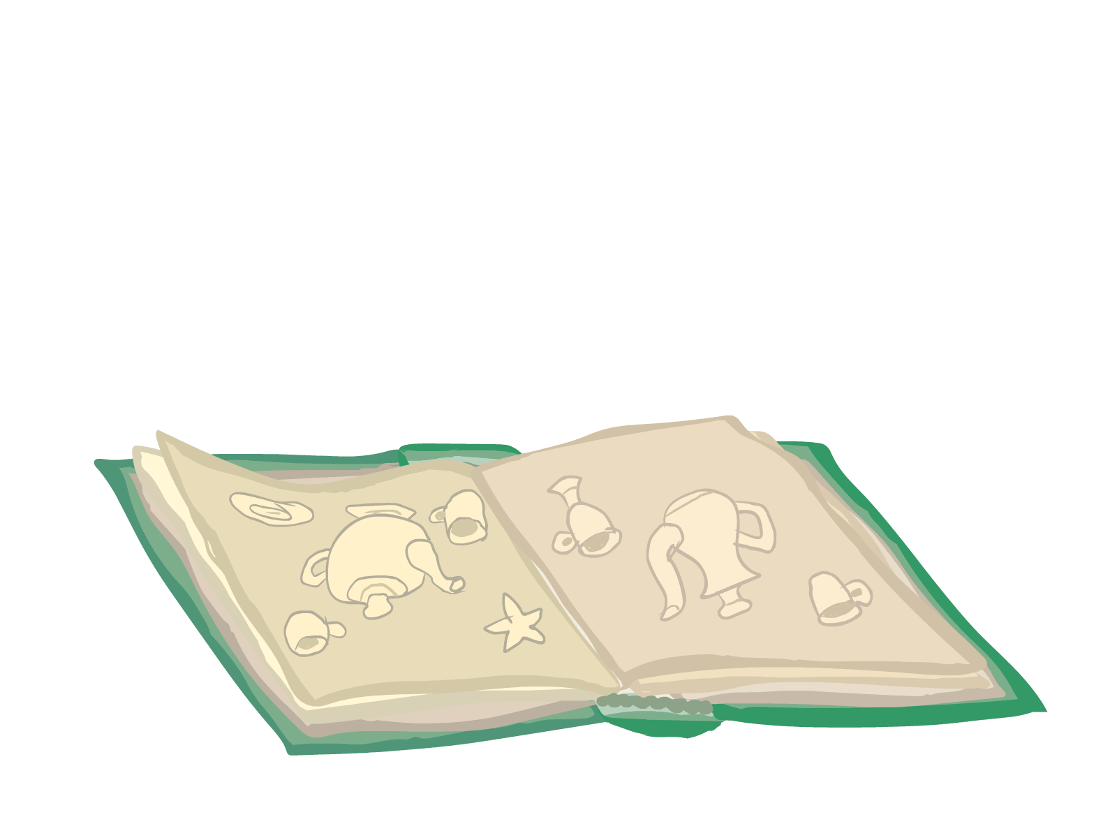 Tea Book 2d animation book gif