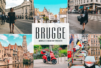 Free Brugge Mobile & Desktop Lightroom Presets beauty blogger bright collection color edit fashion glamour instagram filter life styles light lightroom mobile preset modern neon portrait peach art photo photography portrait