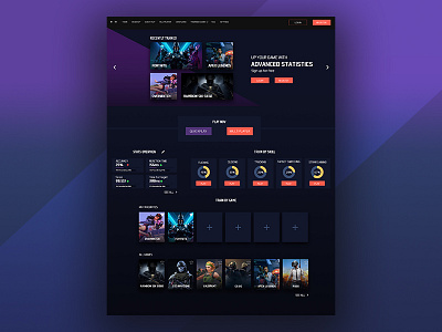 Esports Platform UI esport esports game ui gaming gaming app gaming website landing page product design productdesign store storefront ui ui ux ui design uidesign uiux user experience user interface design userinterface