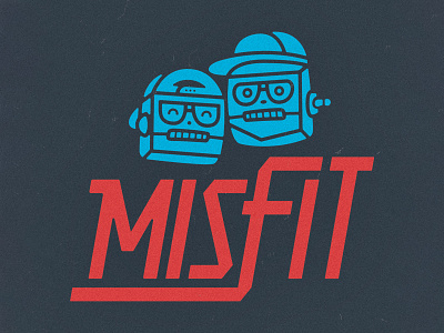 Misfit Indy Unused Identity branding design identity illustration indianapolis logo type type design typedesign typography