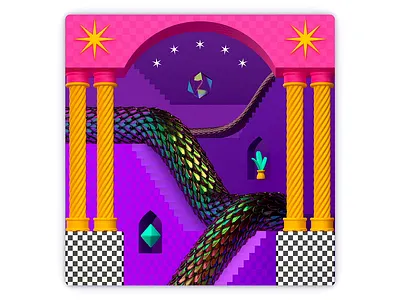 Weird Dreams - 02 3d 3d animation 3d illustration animation cinema4d design graphic design illustration motion