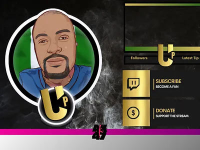 Twitch Logo, Panels, Face Cam logo logo design panel design twitch logo