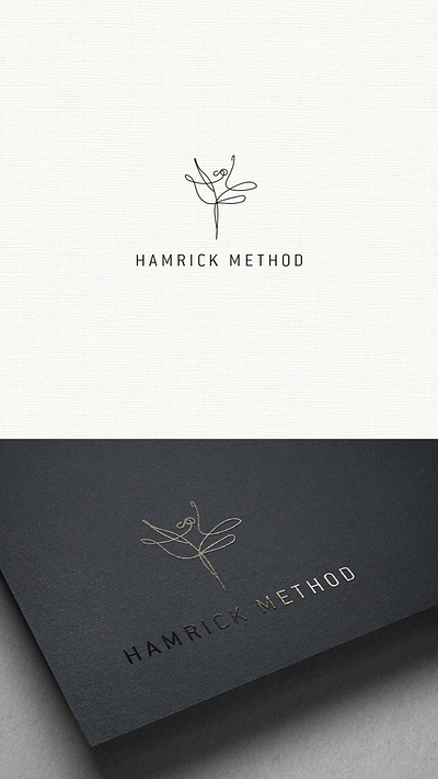 HAMRICK METHOD branding design illustration logo minimal