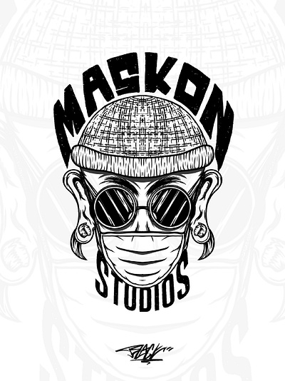 MASK ON STUDIOS design illustration typography