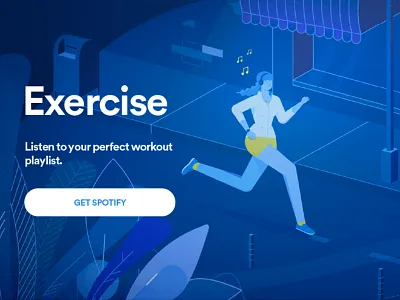 Spotify Everywhere character illustration spotify vector