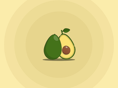 Avocado illustration