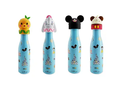 Disney x Jerrod Maruyama Water Bottle character design cute disney disneyland downtown disney illustration jerrod maruyama jmaruyama kawaii wonderground gallery