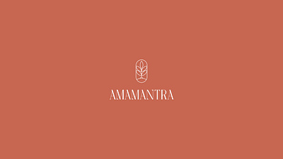 AMAMANTRA - logotype branding design logo typography