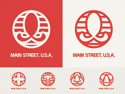 Magic Kingdom's Main Street, U.S.A. Icon design disney icon icon design iconography magic kingdom main street main street usa symbol symbol design symbol icon symbolism theme park themepark victorian walt disney world