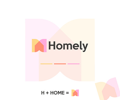 homely logo branding clean clean design design digital dribbble flat graphic design graphic design logo icon illustration illustrator lettering logo logo design concept logotype logotypedesign minimal typography vector