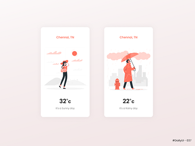 Weather App - #DailyUI #037 - Design Challenge 037 daily 100 challenge daily ui daily ui 037 daily ui challenge dailyui dailyui037 dailyuichallenge ui challenge ui daily ui daily 037 ui daily challenge ui design uidaily uidaily037 uidailychallenge weather app weather forecast