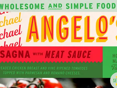 Frozen 🇮🇹 Foods branding branding design color cpg food identity label label design packaging typography