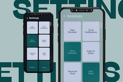 Daily UI :: 07 | Settings daily 100 challenge dailyui dailyuichallenge design digital graphicdesign ui