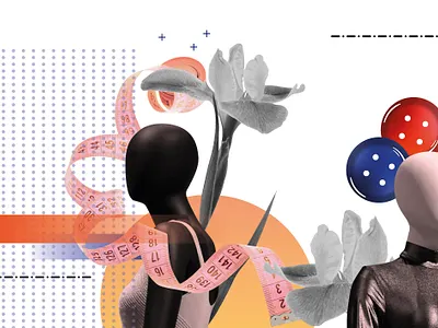 Fashion Consulting Brand Website Illustrations Part 2 banner banner design design diversity fashion female illustration inclusion shimejicreatives website website concept