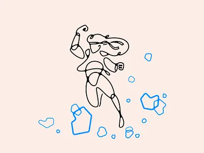 Rogue abstract comics design digital art flat icon illustration line art logo marvel mcu minimal mutant rogue superhero vector vectors xman xmen