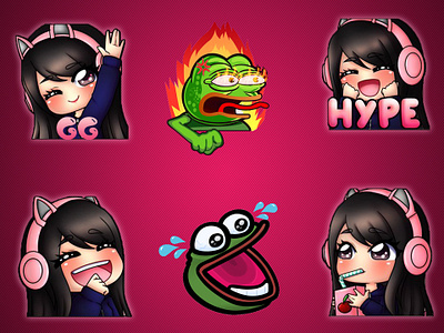 troll emotes brand design branding cartoon character design digitalart emotes emotes for twitch emotestwitch illustration logodesign logodesigner mascotlogo