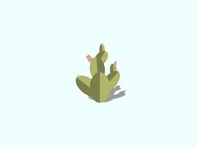 Illustrator Daily Creative Challenge | Day 9 adobe blue cactus cactus illustration challenge design flat green illustration illustrator vector