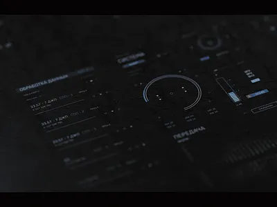 Fui_Usss adobe after effects c4d cinema 4d cyberpunk cyrillic design fui gui hud illustrator octane octanerender render rendered screengraphics stillframe ui ux vector