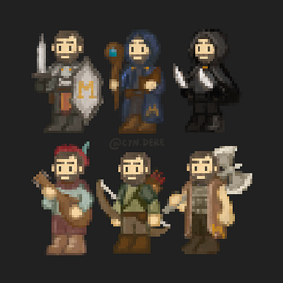 D&D Pixel Art for Twitch Client dnd dungeonsanddragons pixel pixelart