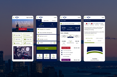 Airline Mobile Responsive Design airline branding design mobile responsive responsive design ui user experience ux uxui