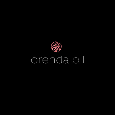 Orenda Oil branding design illustration logo minimal