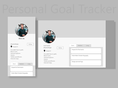DailyUI::006 User Profile #DailyUI design ui
