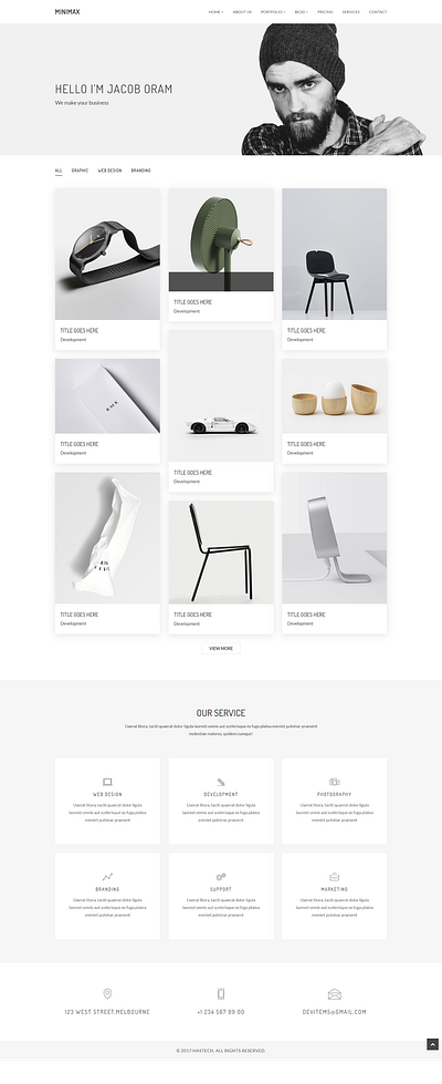 Minimax Minimal Portfolio HTML Template creative ecommerce freelancer gallery minimal creative portfolio minimal personal portfolio minimal portfolio minimal portfolio html minimalist minimalist portfolio photography portfolio portfolio minimalist professional responsive