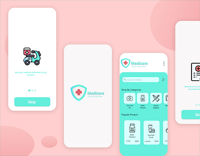 Online Medicine Delivery App androidapp app design appdesign appdeveloper application appmaker delivery delivery app medicine medicine app mobileapp ondemand uxuidesign