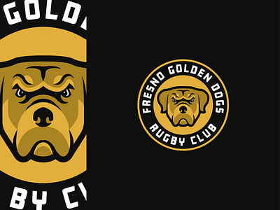 Fresno Golden Dogs brand identity brand identity design fresno fresno sports logo logo design logos rugby branding rugby logo sport sports sports branding sports design sports identity sports logo sports logo design sports logos