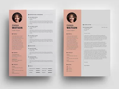 resume template adobe illustrator adobe photoshop adobe xd adobexd design graphicdesign illustration logo sketch uiux