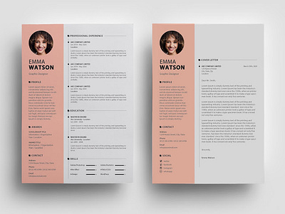 resume template adobe illustrator adobe photoshop adobe xd adobexd design graphicdesign illustration logo sketch uiux