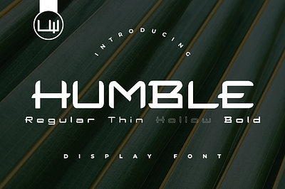 HUMBLE app branding display font font font design icon logo luxury design typography vector