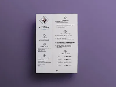 Resume Template 1 768x573 adobe illustrator adobe photoshop adobe xd adobexd branding free psd graphicdesign illustration sketch uiux
