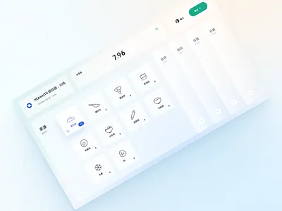 Smart Kitchen Dashboard card dashboad kitchen minimal next smart kitchen steps white