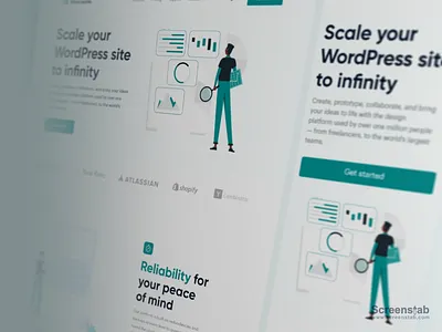 Webscalable Homepage Responsive design cloudflare digitalocean homepage illustration logo responsive design scale screenstab serverless website design website scaling