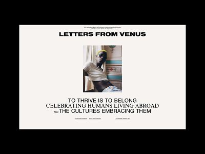 LETTERSFROMVENUS..COM creative life design editorial design editorial layout lettersfromvenus lifeabroad magazine publication stories