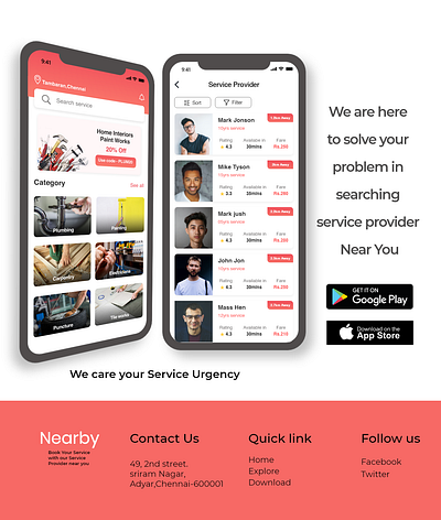 Web download booking design download general service home service illustration local service repair service service provider ui ui web web