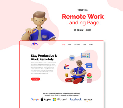 AIA - Remote Work Landing Page