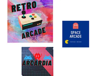 Day 50 of #dailylogochallenge arcade canva dailylogochallenge design logo logodesign