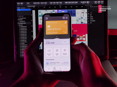 Testing Cards Interaction 52weeksofinteractiondesign animation app blockchain credit cards debit design ecommerce finance fintech interaction ios manage mobile product testing usability ux