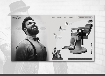 Webdesign - Barber brand design web design website design