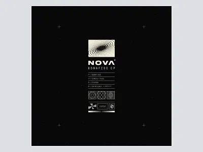 Nova — Bonfide EP [IFS027] abstract bass music creative direction dubstep frequency geometric graphic design iconography illustration linework music nova space stars supernova vector