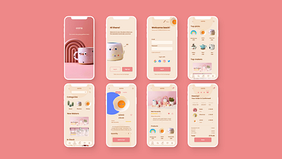 cera - app screens app design ecommerce product ui uidesign ux